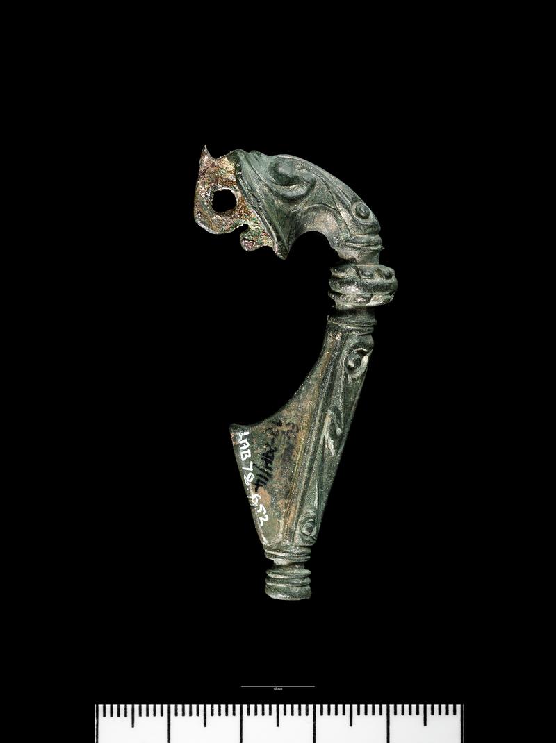 Roman copper alloy Trumpet brooch