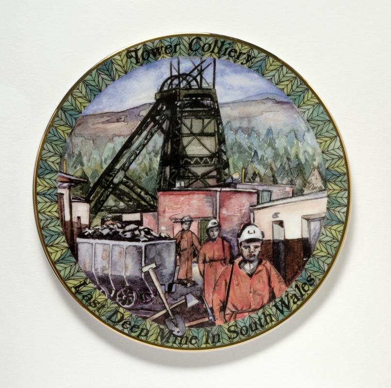 Tower Colliery commemorative plate