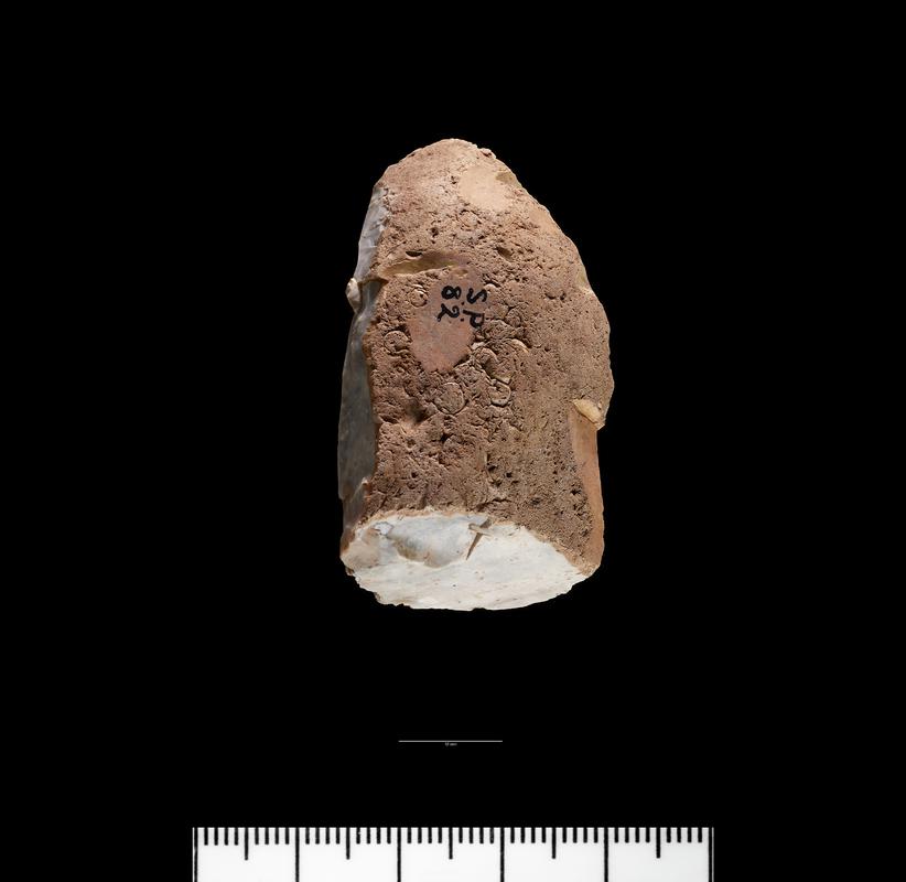 Mesolithic flint blade core