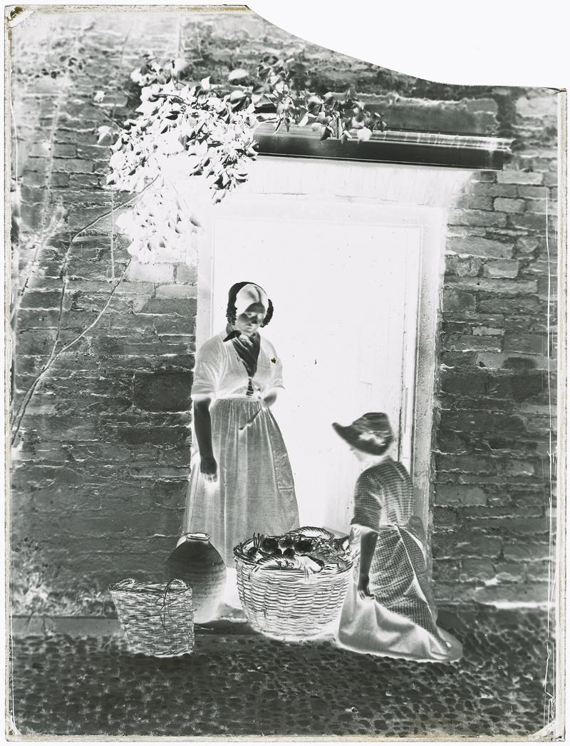 Welsh Costume (glass negative)