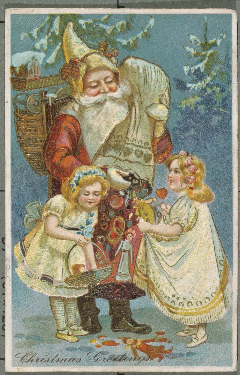 Father Christmas Card Accession No. F74.329/88 & Neg. No. 91.240-41.60