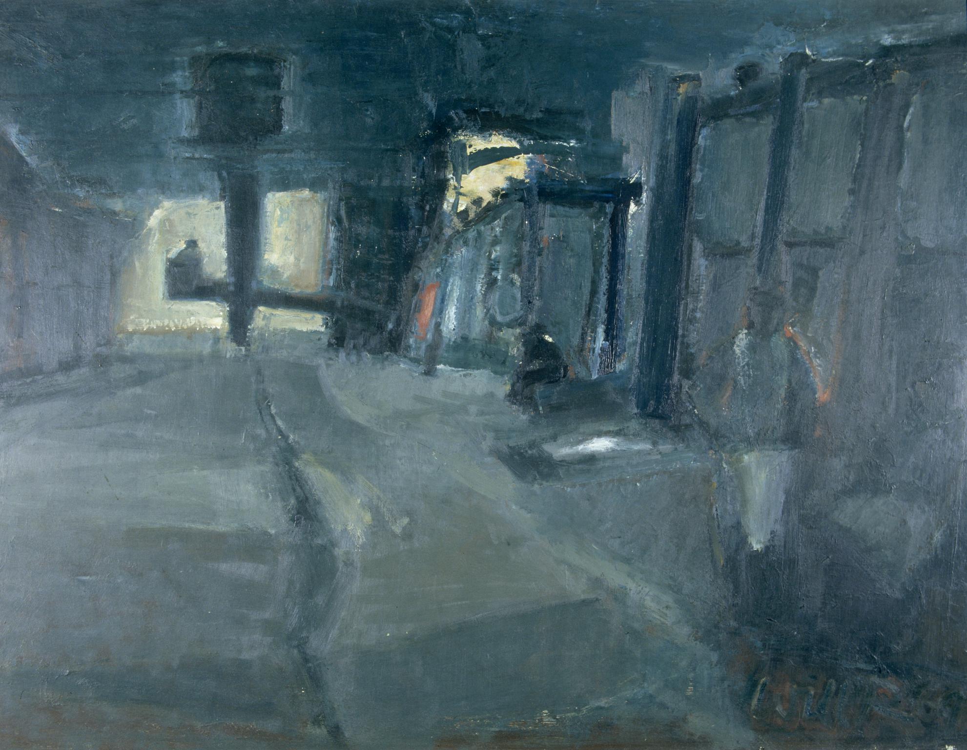 Open Hearth Furnaces, Gorseinon Steel Works (painting)