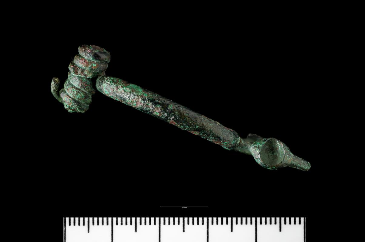 Early Iron Age bronze bow brooch
