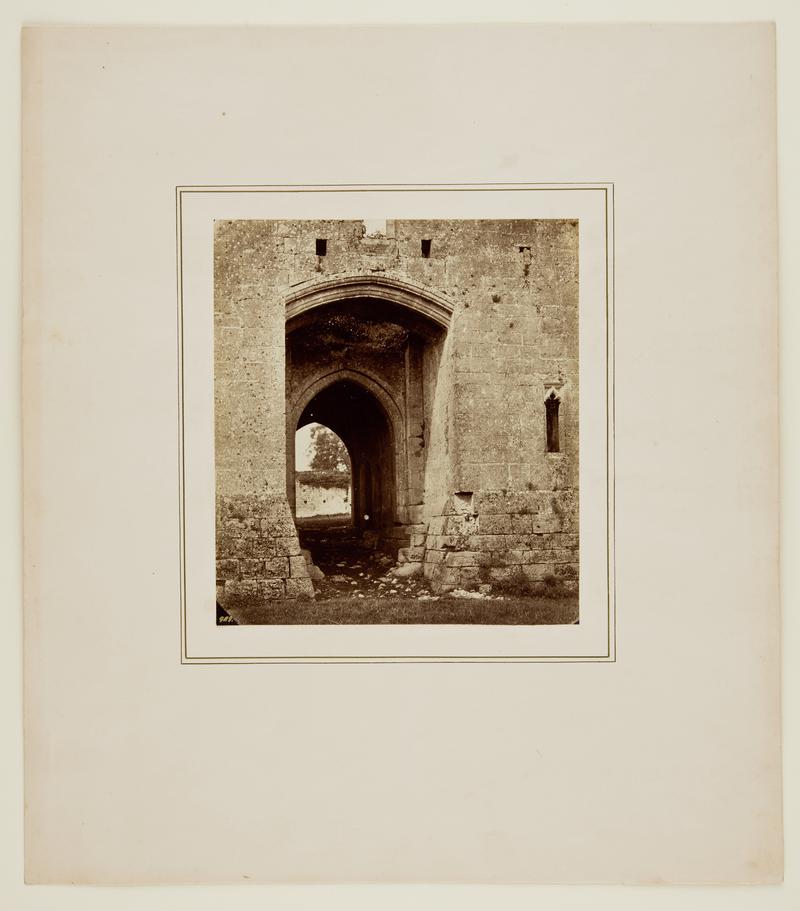 Main gateway at Caldicot Castle