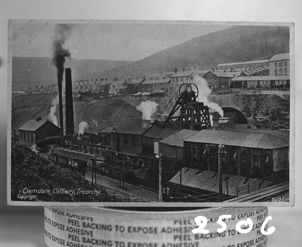 Cwmdare Colliery, film negative