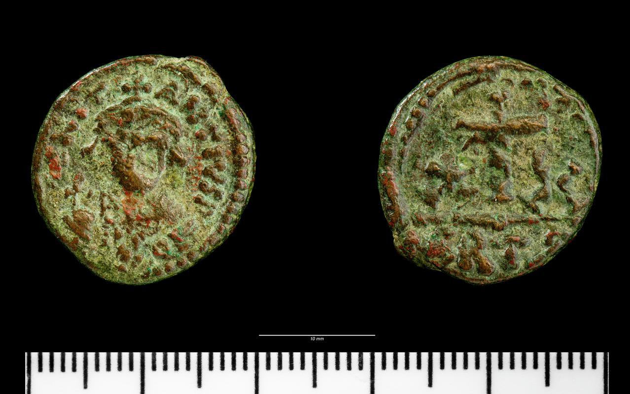 Constans II half follis