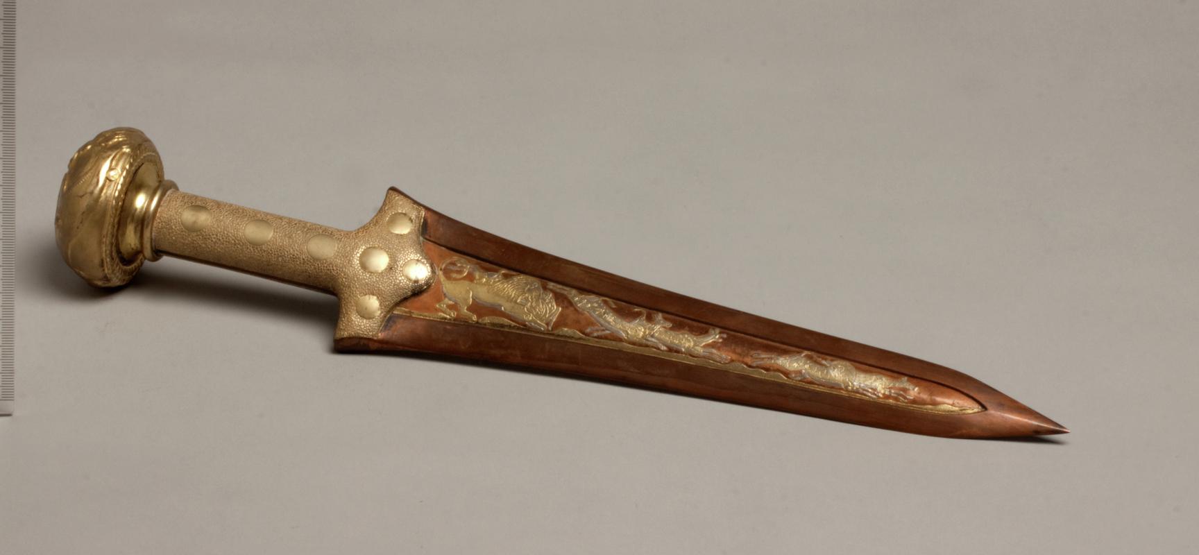 Mycenean copper alloy dagger (Replica)