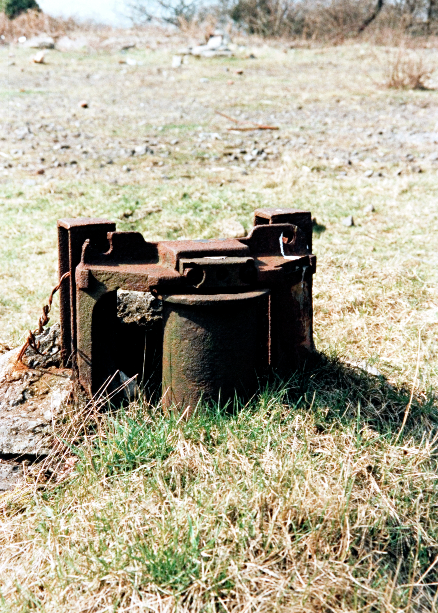 Caeduke Colliery remains, photograph