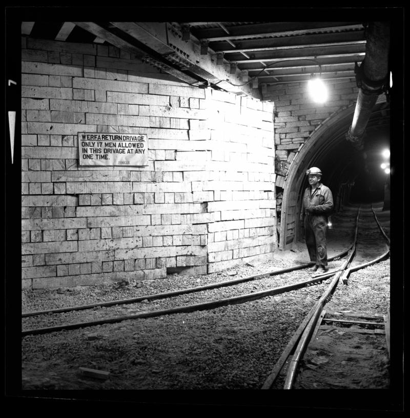 Abercynon Colliery, film negative