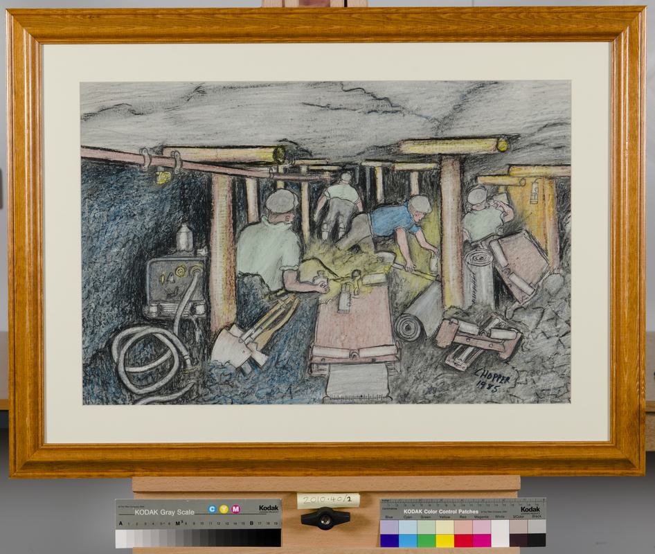 Turning the conveyor, drawing