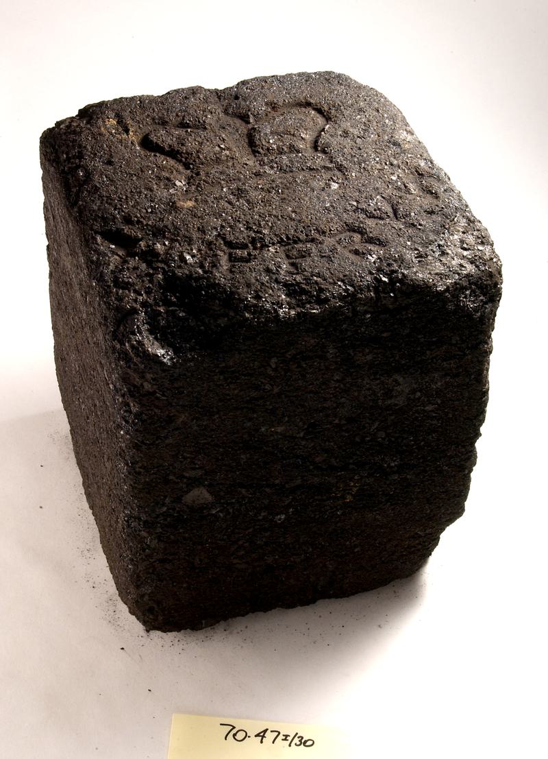 Woods patent fuel block