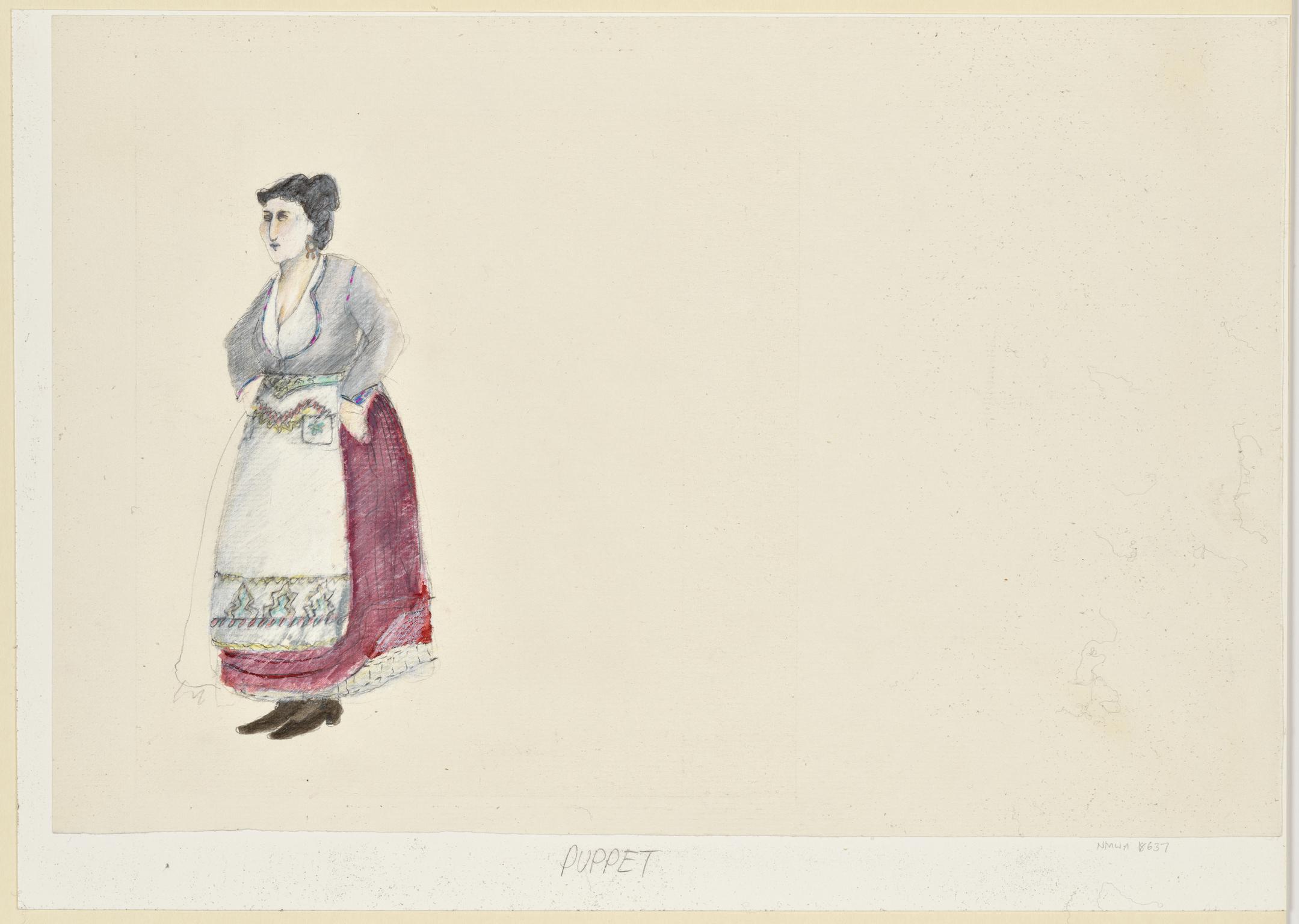 Puppet, from Martinu's 'Greek Passion'