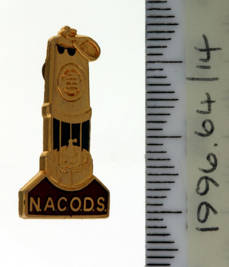 N.A.C.O.D.S. badge (National Association of Colliery Overmen, Deputies and Shotfirers)