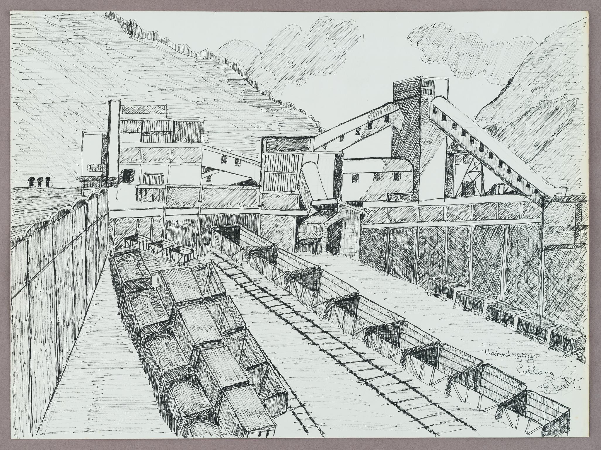 Hafodyrynys Colliery (drawing)
