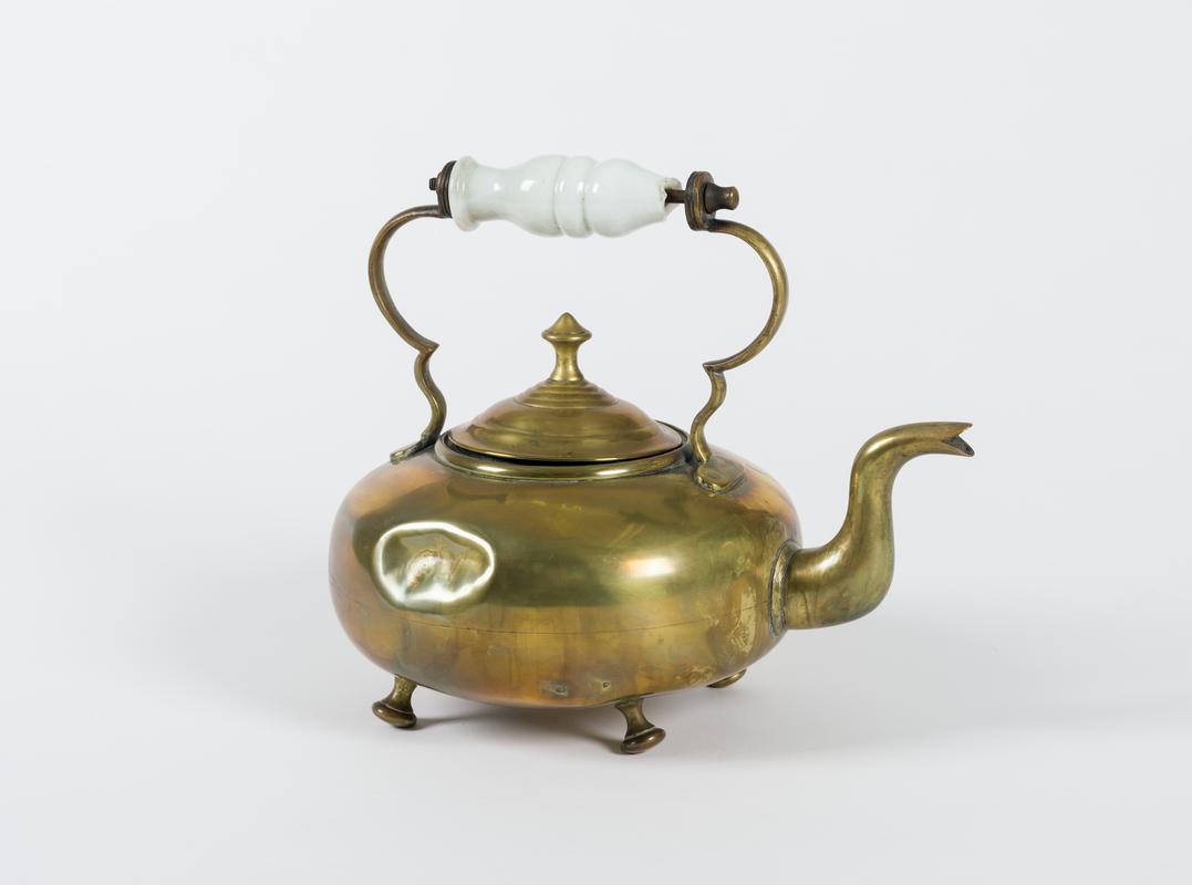 Brass tea kettle