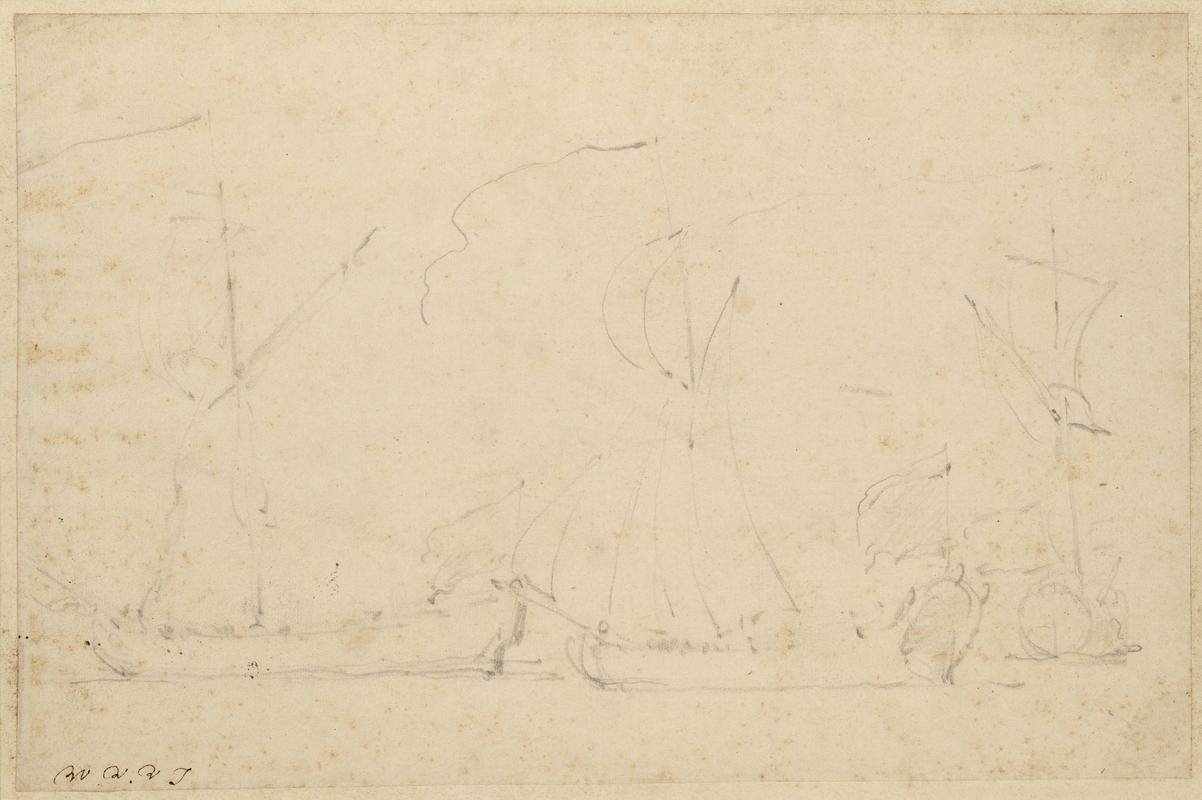 Sketch of Three Sloops