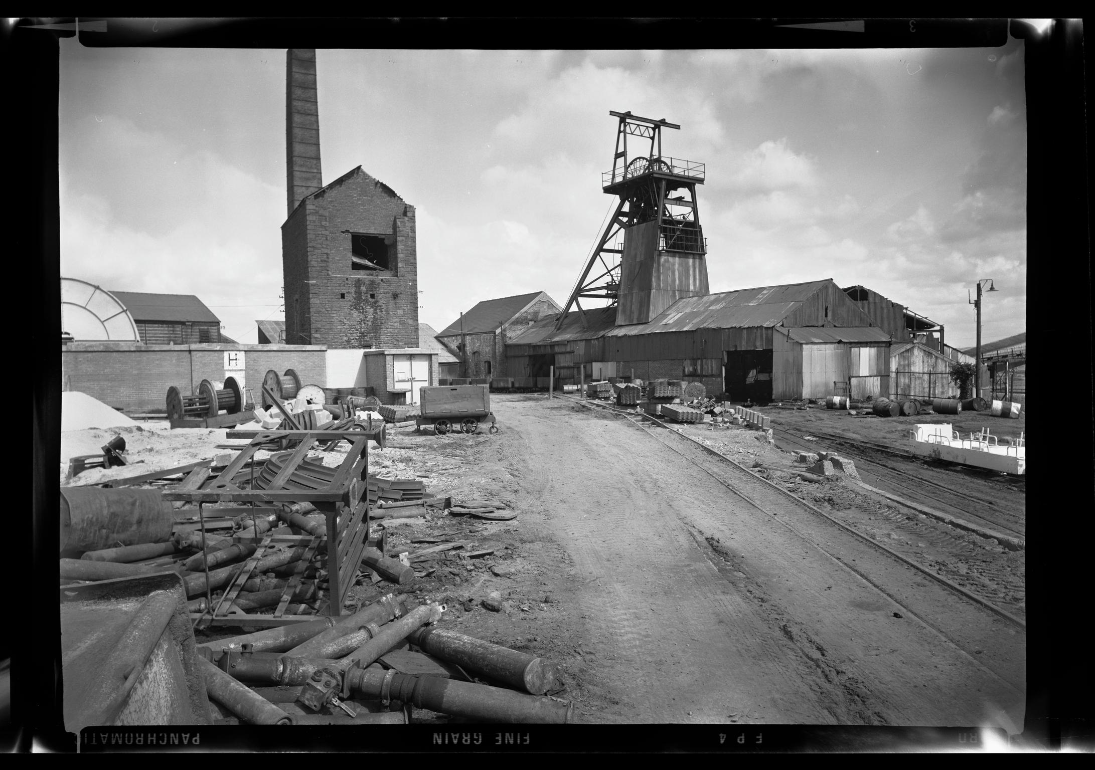 Morlais Colliery, film negative