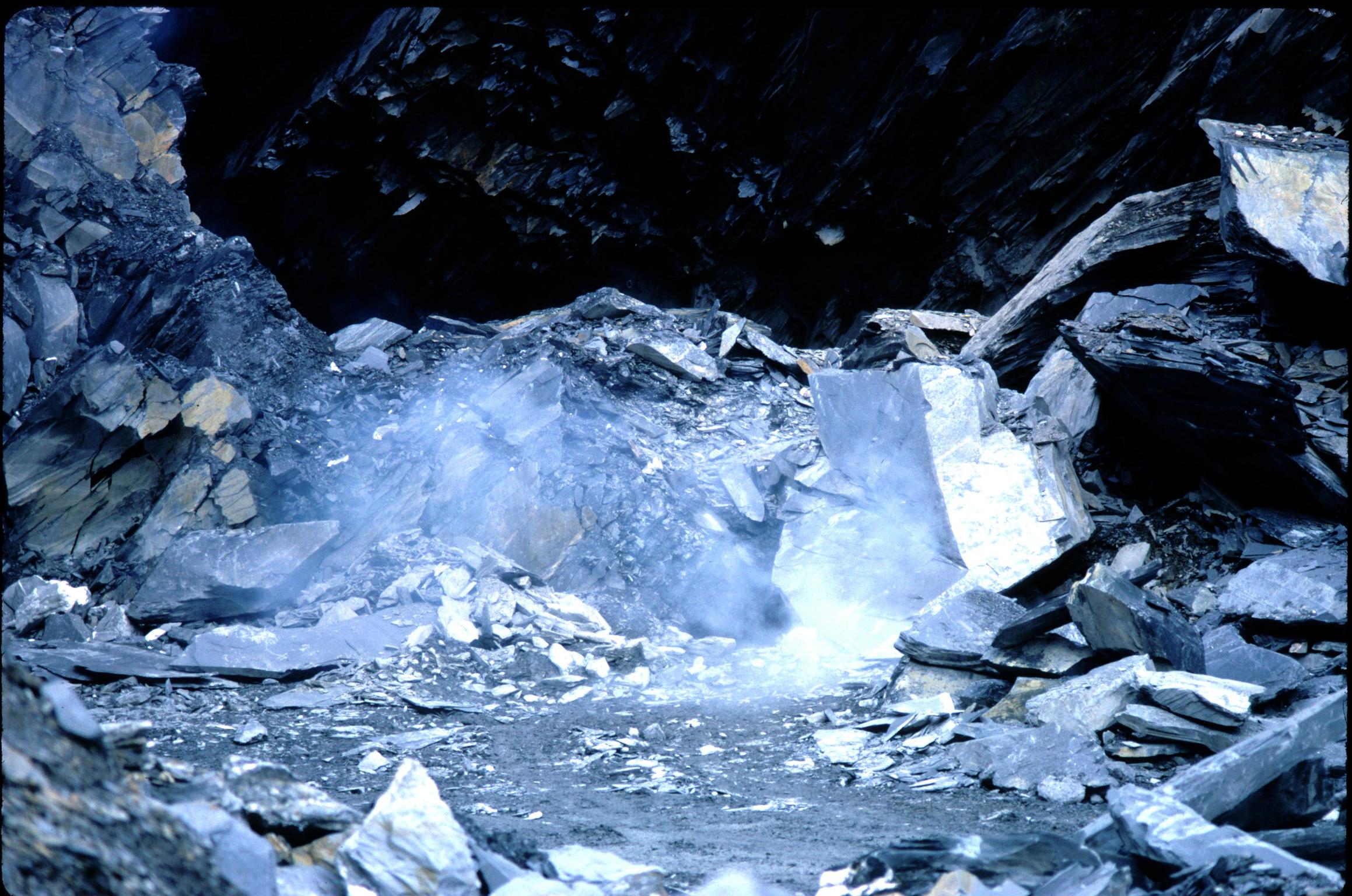 Oakeley slate quarry, photograph