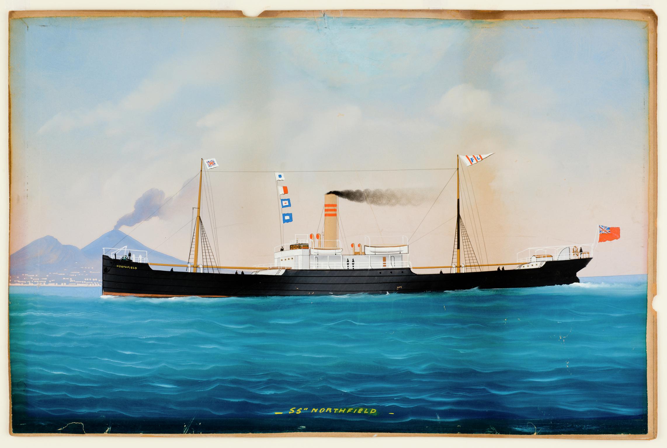 S.S. NORTHFIELD in the Bay of Naples (painting)