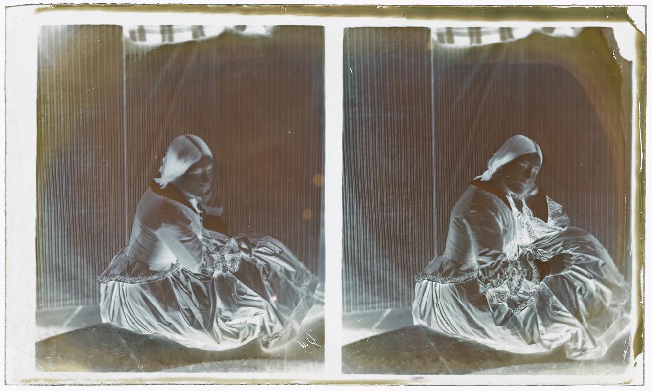 Thereza Llewelyn, glass negative