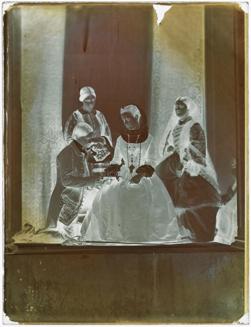 The Abbott from Walter Scott (glass negative)