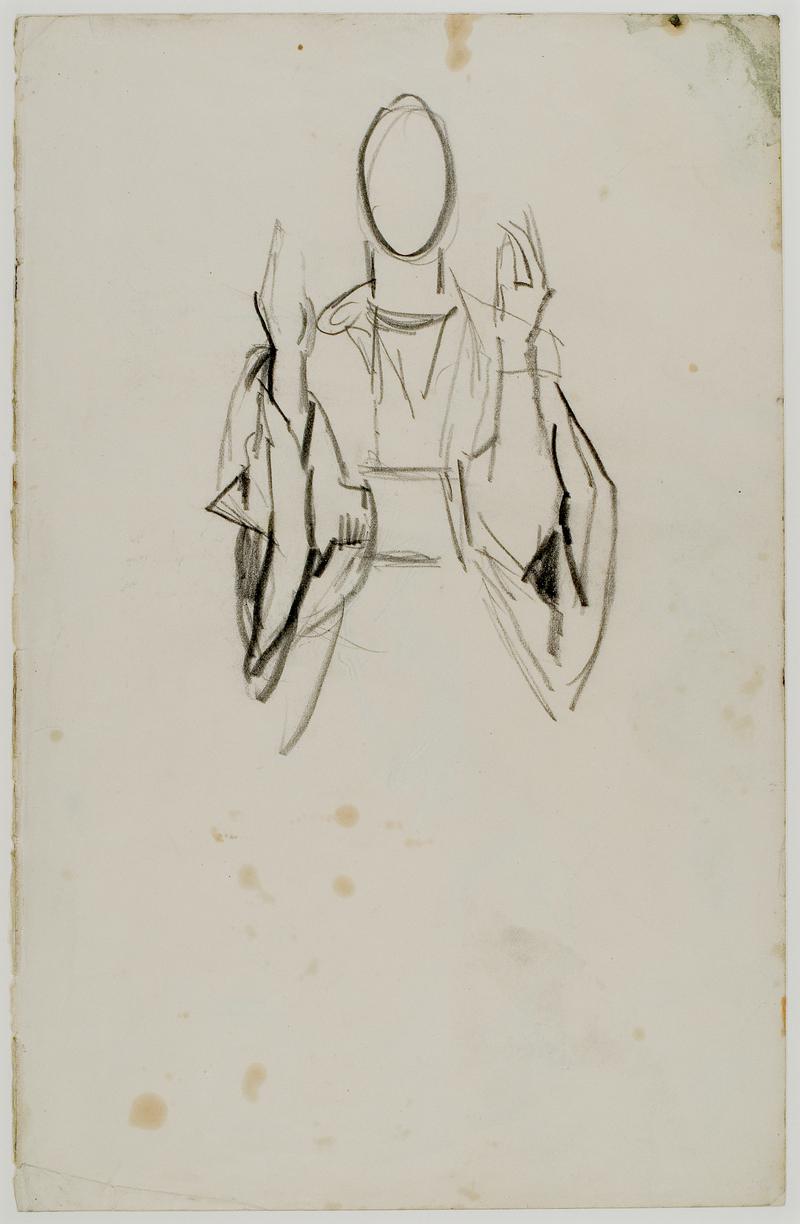 Study for central figure, c.1952-62