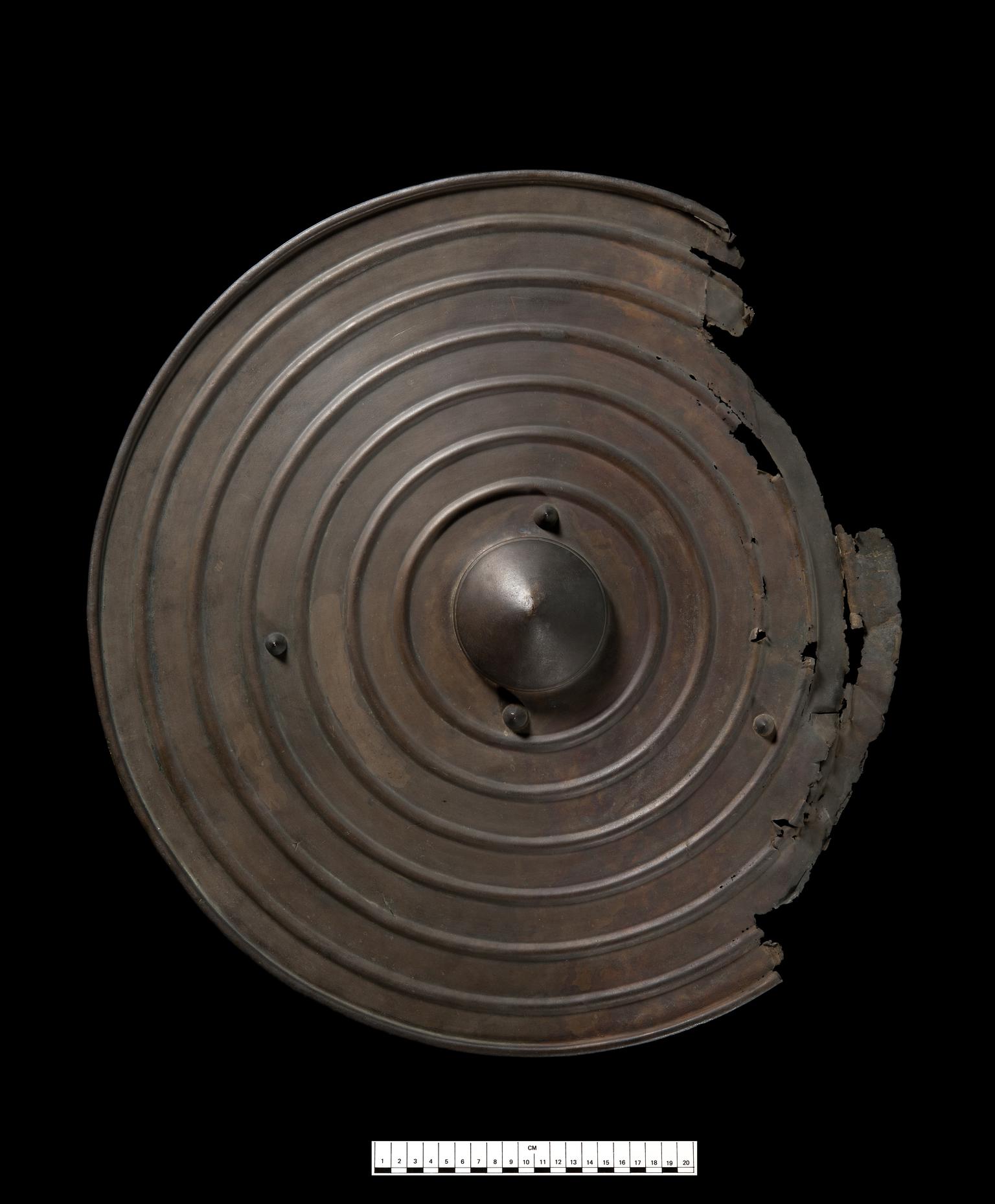Late Bronze Age bronze shield