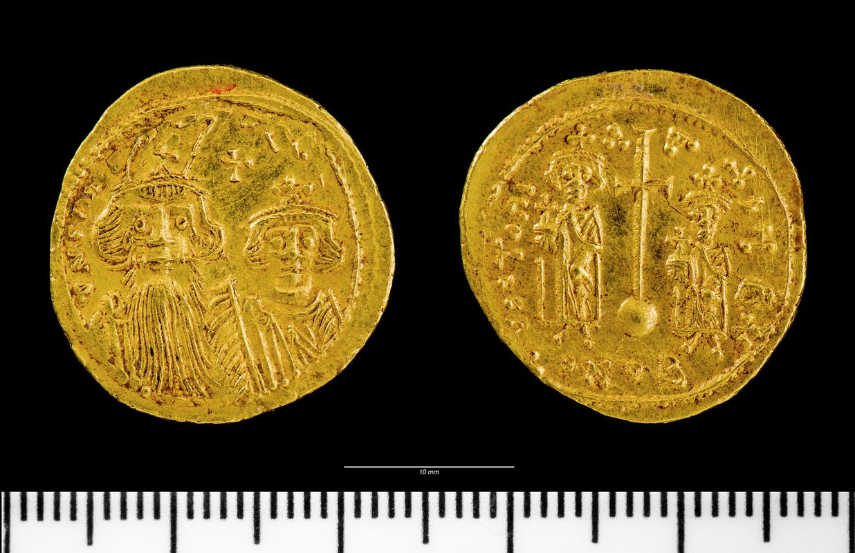 Constans II, gold solidus