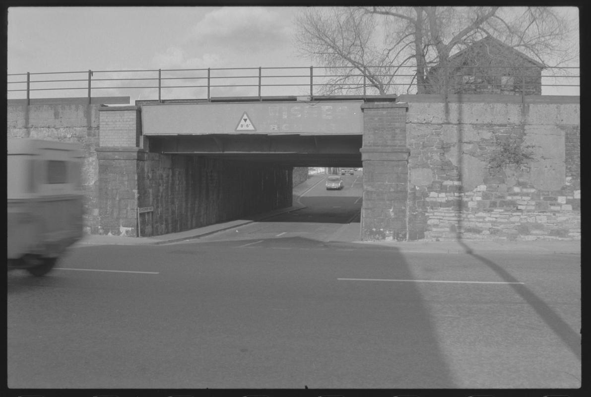 Tunnel under railway bridge between Bute Street and Collingdon Road, Butetown.