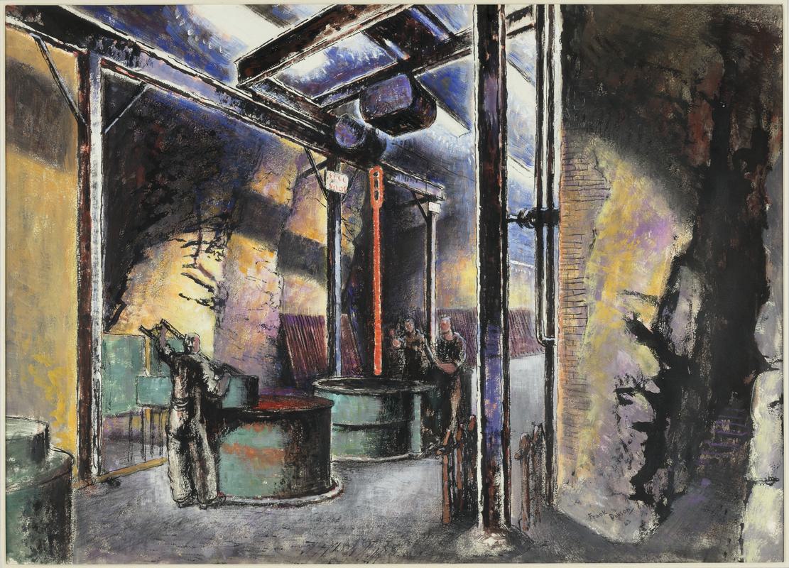 Heat treatment in a gun factory