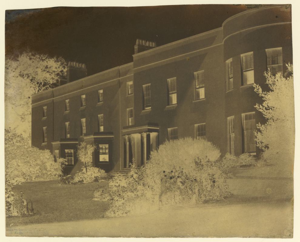 Sketty Hall, paper negative