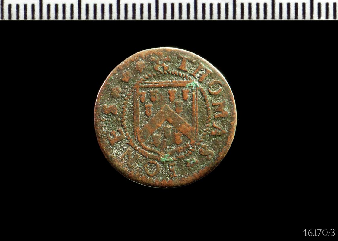 17th century private token: Denbigh