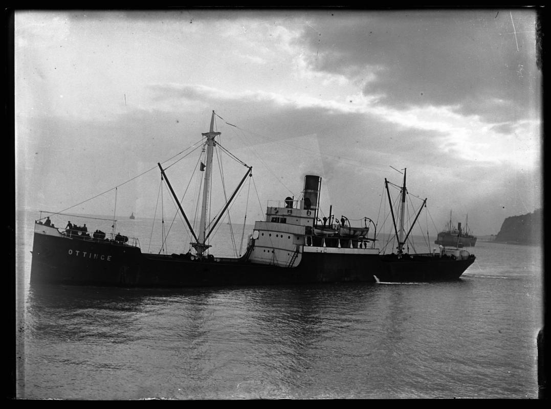S.S. OTTINGE, glass negative