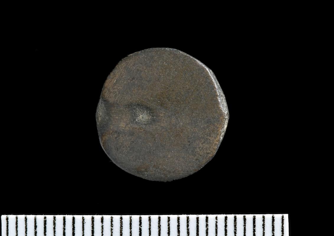 Coin weight, half-oble, 15th cent
