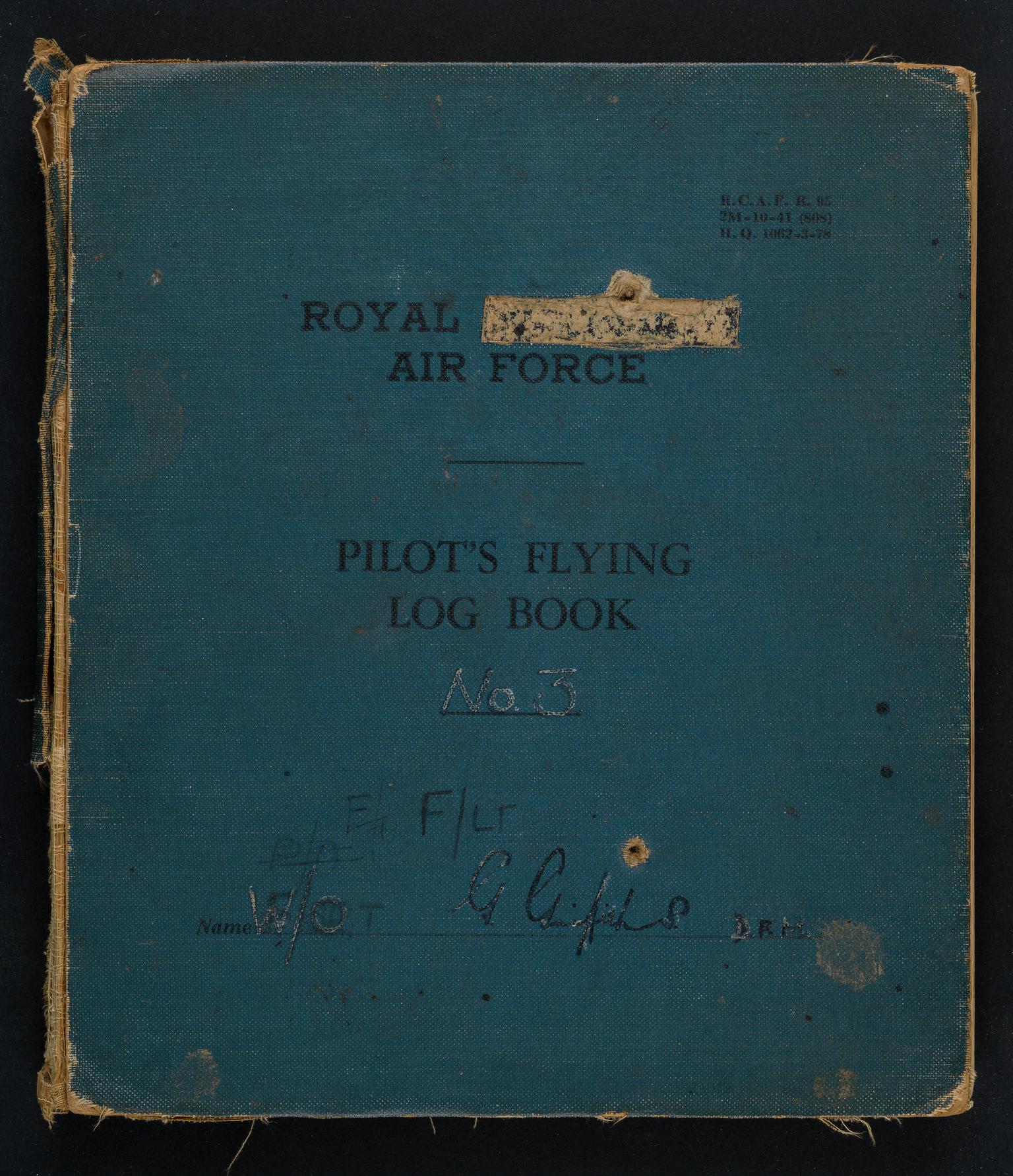 RAF log book