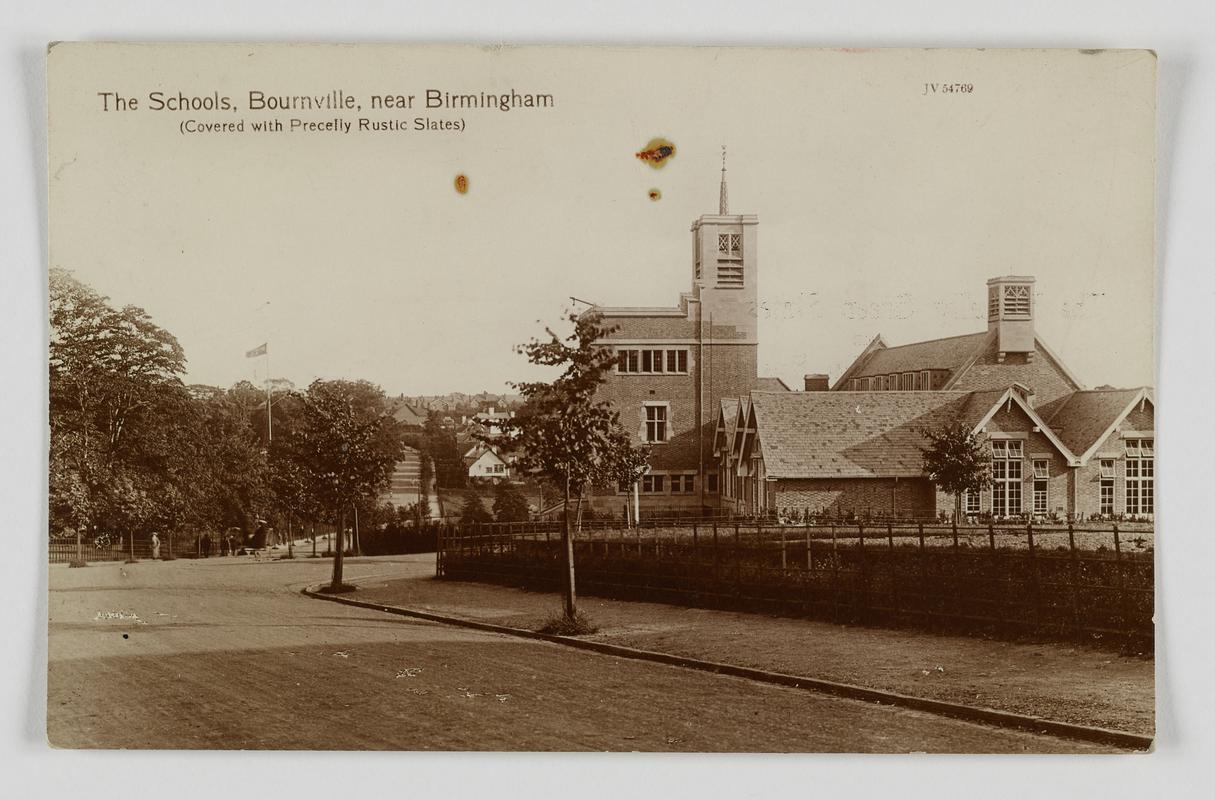 buildings roofed in Precelly Slate (postcard)