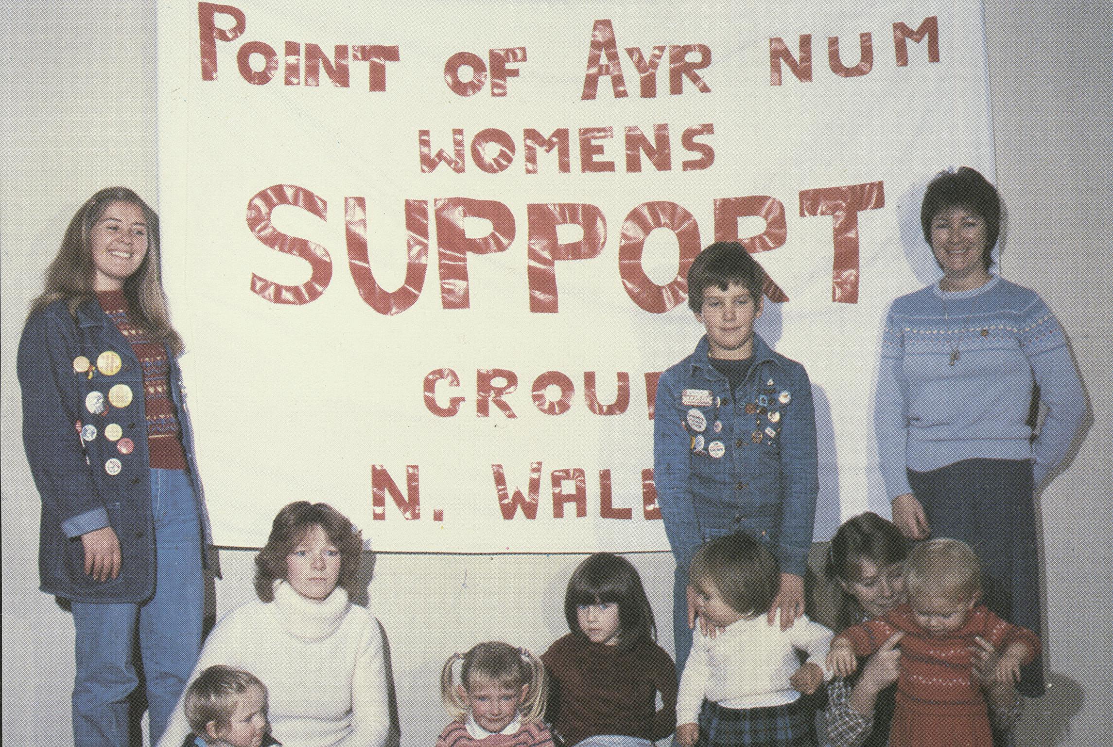 Point of Ayr Womens Support Banner (postcard)