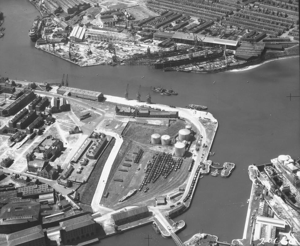 Sunderland, River Wear Commissioner's Dock Estate and J.L. Thompson's Shipyard