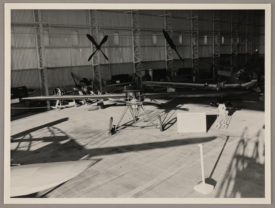 View of the Robin Goch on display at R.A.F. St. Athan. Dated 19 Jan. 1984. Neg No. '015/5'.
