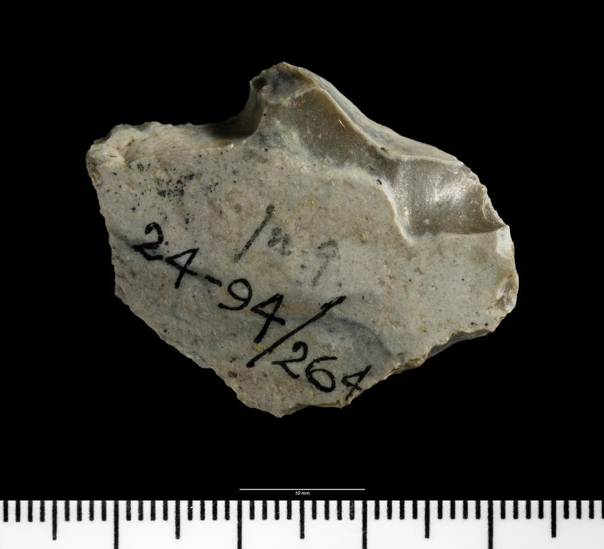 Upper Palaeolithic flint scraper