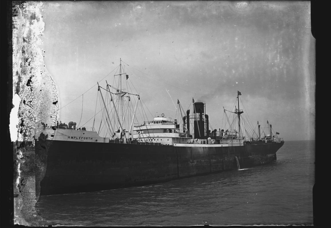 ss AMPLEFORTH arriving at Cardiff