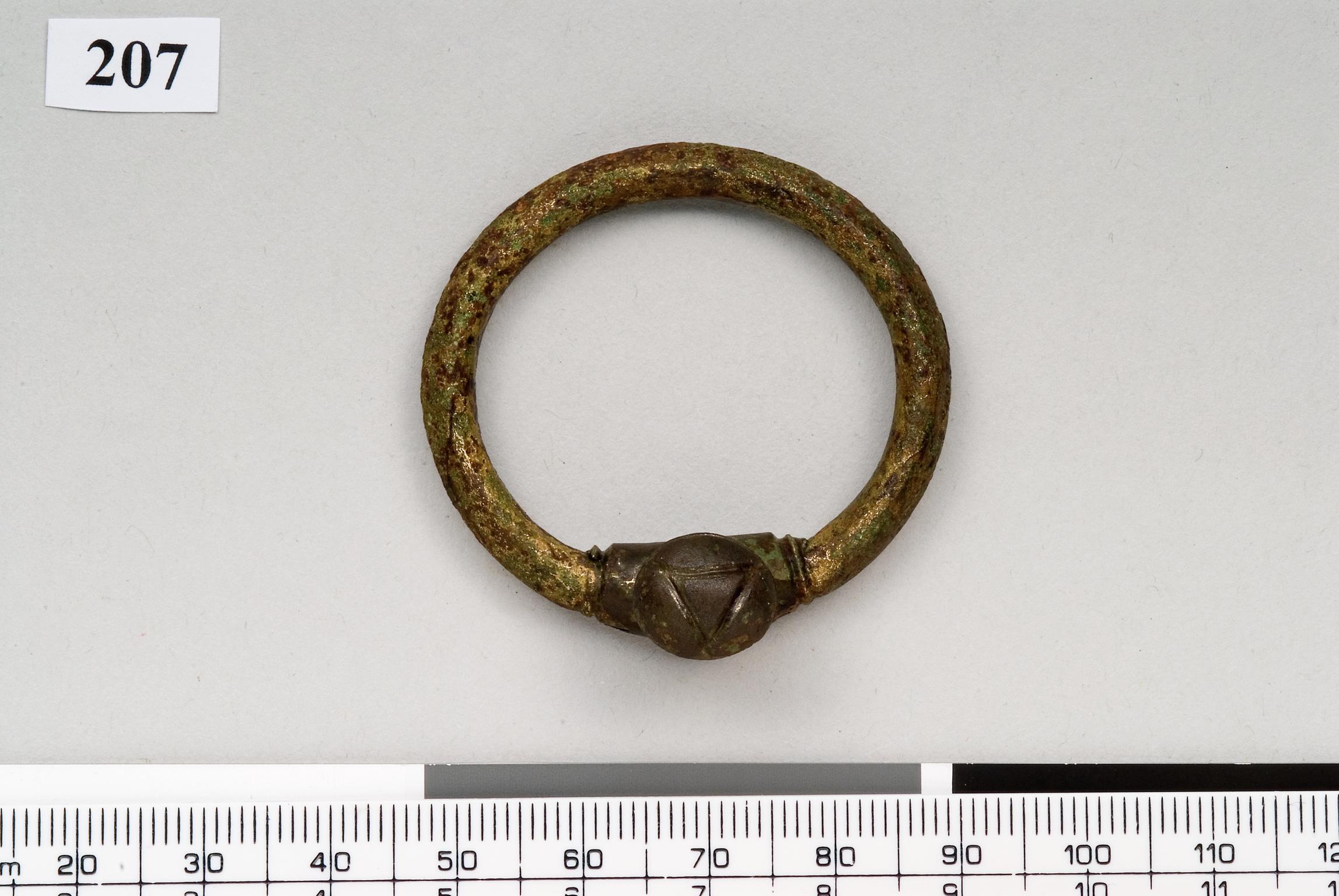 Iron Age copper alloy sword belt ring