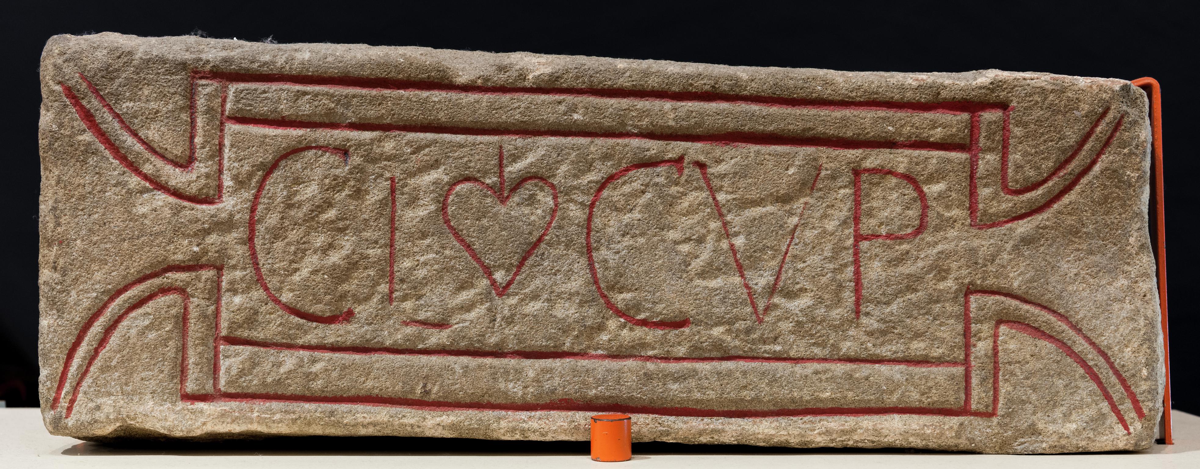Roman stone inscription (Claudius Cupitus)