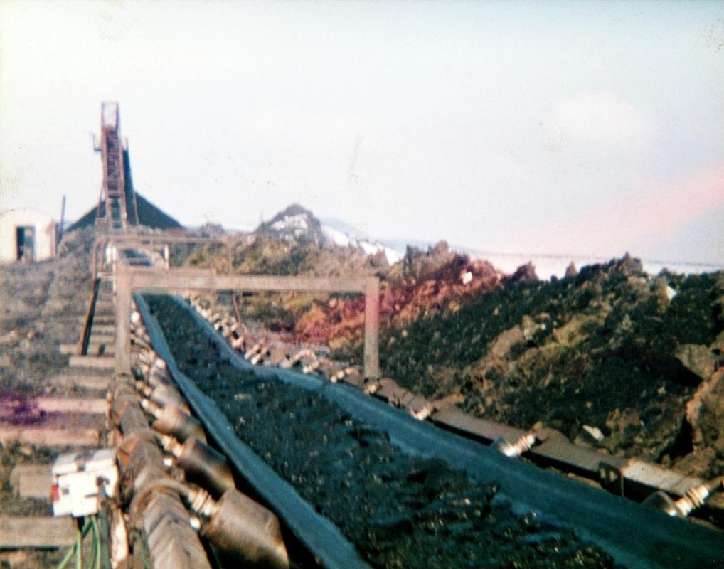 Conveyor to washery at Big Pit