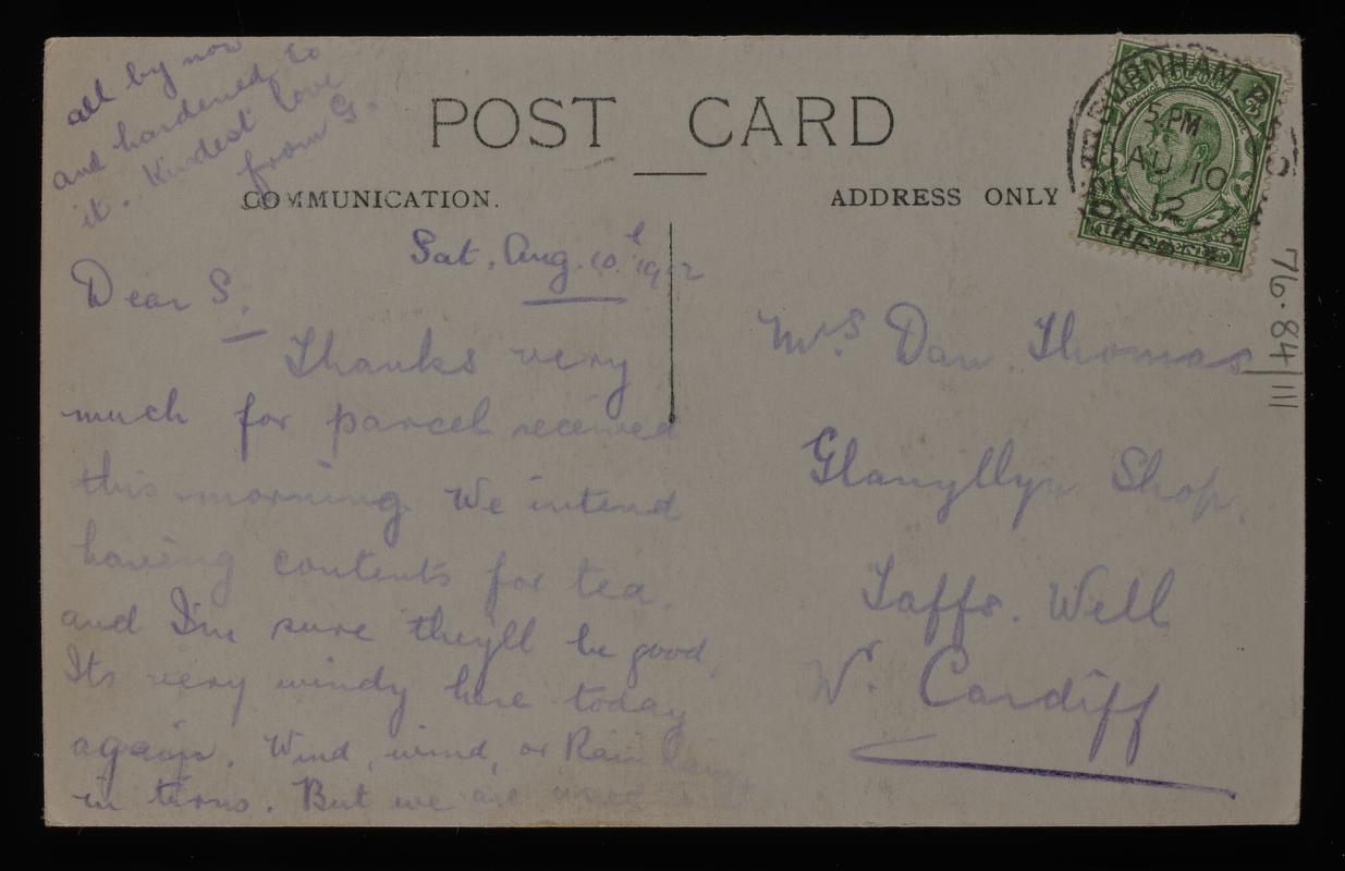 Burnham, postcard