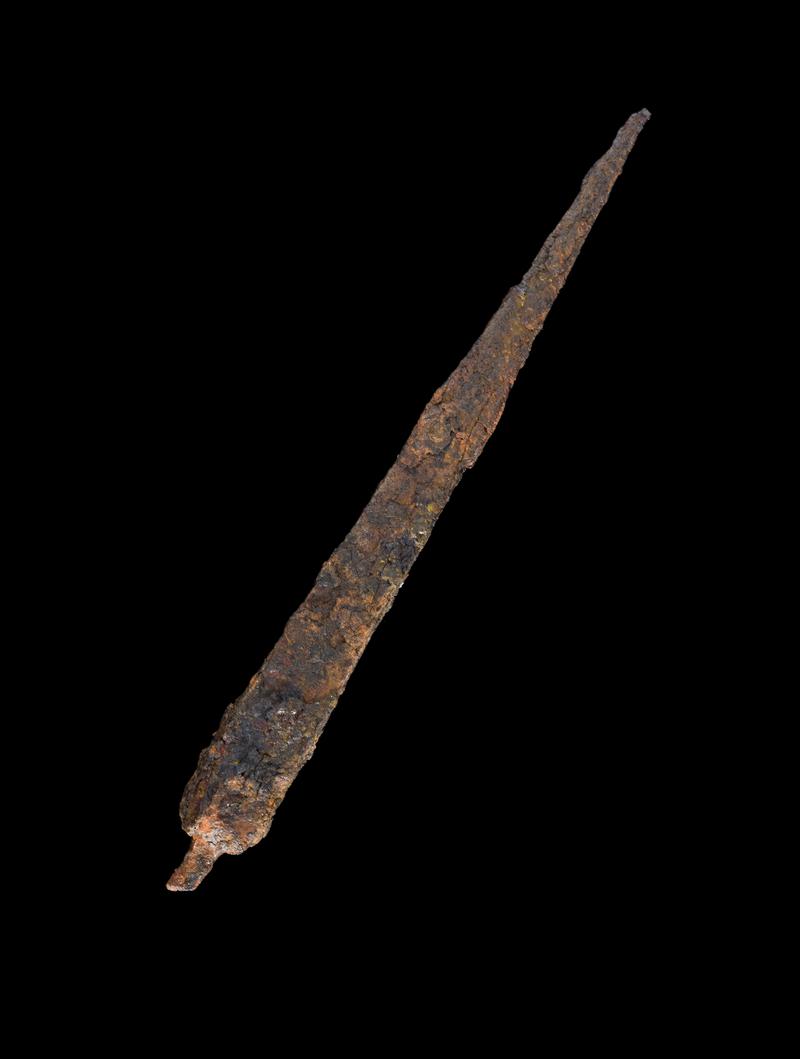 Roman iron pilum head