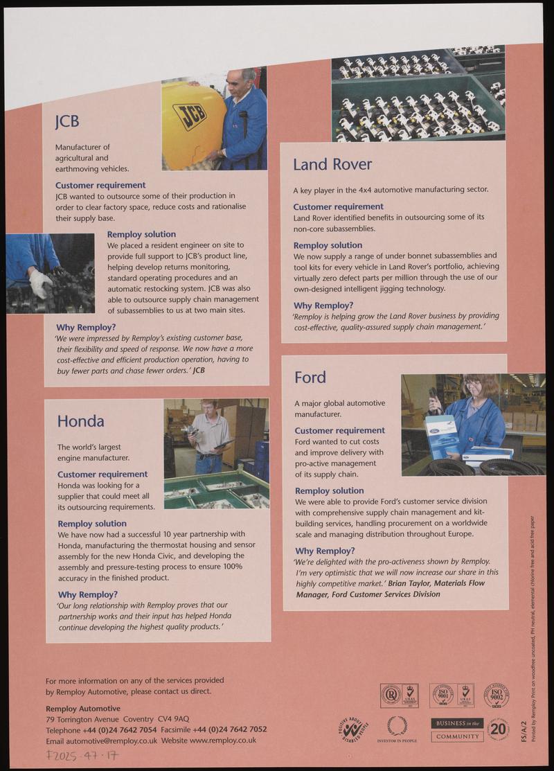 Information sheet