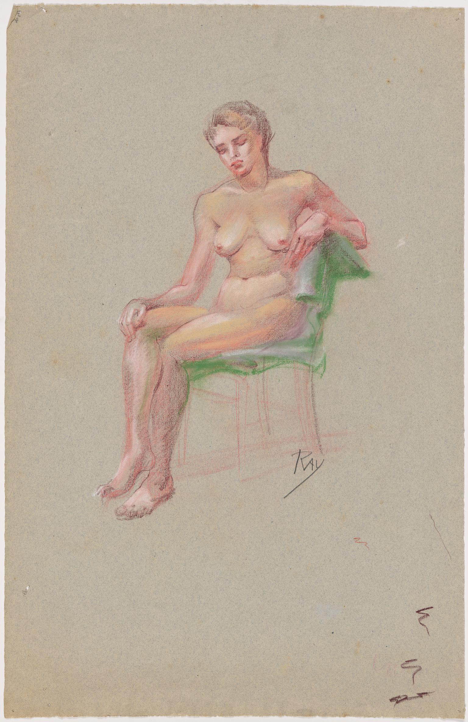 Seated female Nude