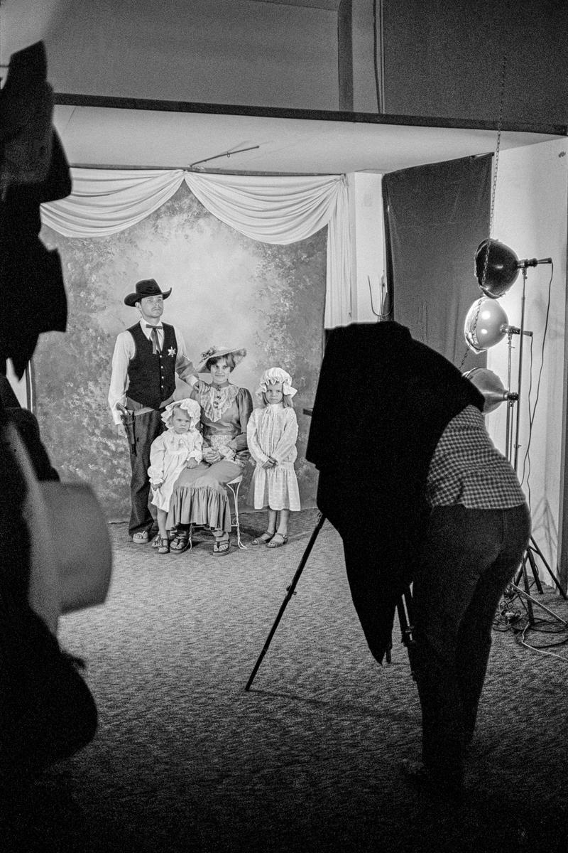 USA. ARIZONA. Thombstone is a historic western city in Cochise County. It was one of the last wide-open frontier boomtowns in the American Old West. The studio where Wyatt Earp was photographed, now a tourist attraction. 1980.