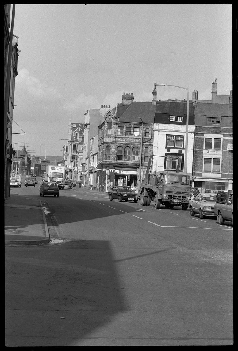 James Street, from traffic lights at Bute Street junction.